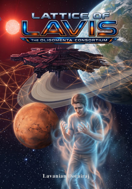 Lattice of Lavis: The Oligomenta Consortium, a Sci Fi adventure story for ages 15 to 99.